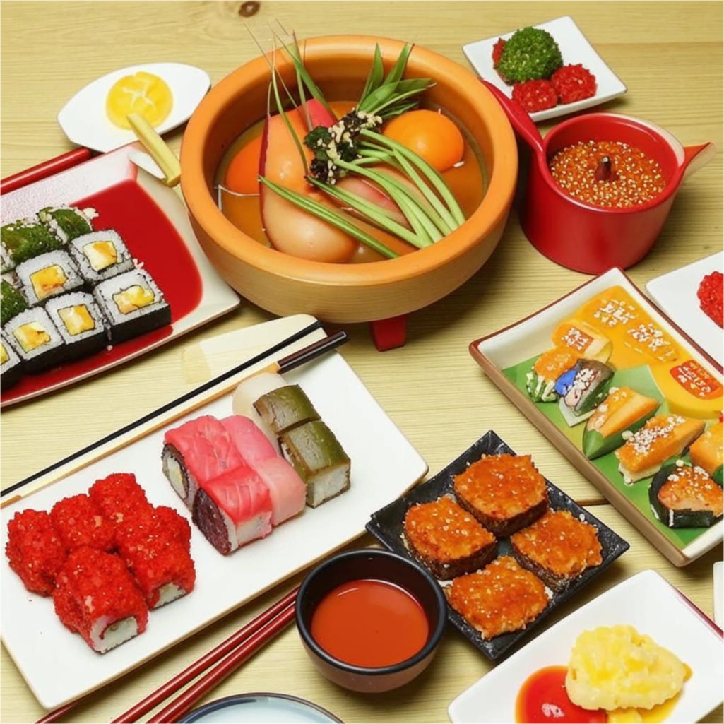 Test de cuisine nationale japonaise